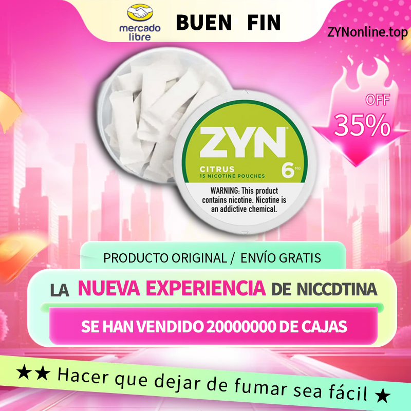 5cjs ZYN 2024: 6mg Bolsas De Nicotina,Dejar De Fumar,mentos