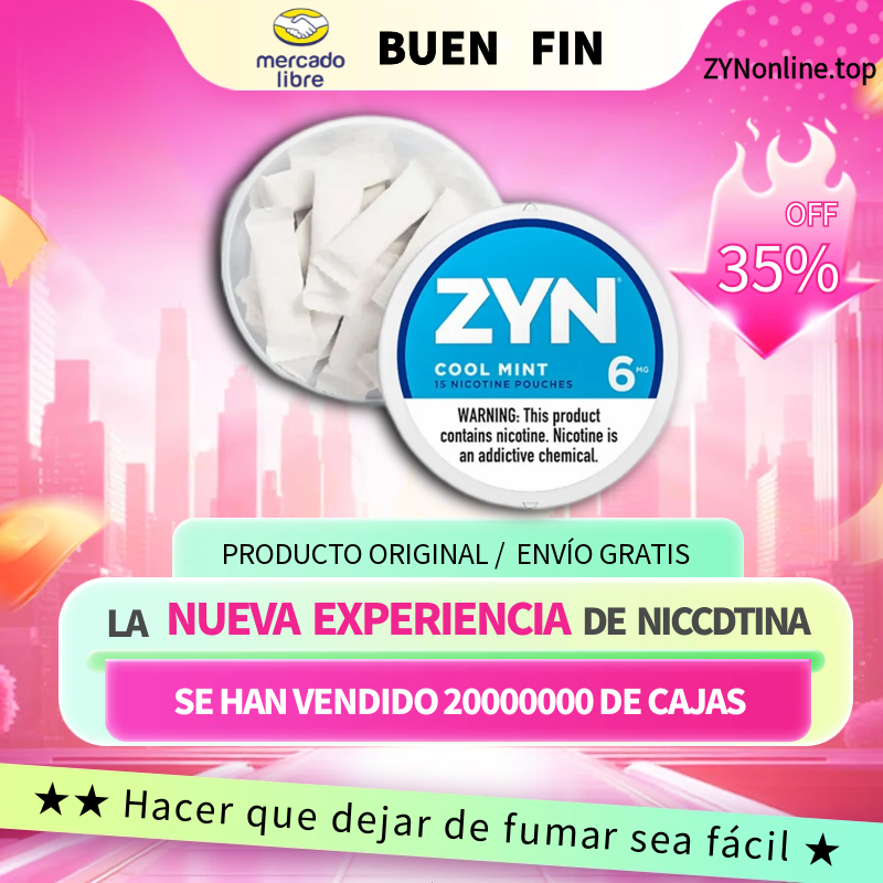 5cjs ZYN 2024: 6mg Bolsas De Nicotina,Dejar De Fumar,mentos