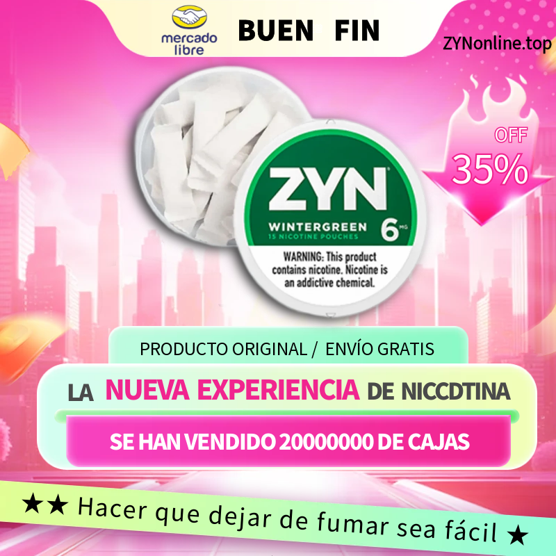 5cjs ZYN 2024: 6mg Bolsas De Nicotina,Dejar De Fumar,mentos