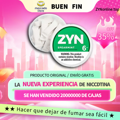 5cjs ZYN 2024: 6mg Bolsas De Nicotina,Dejar De Fumar,mentos